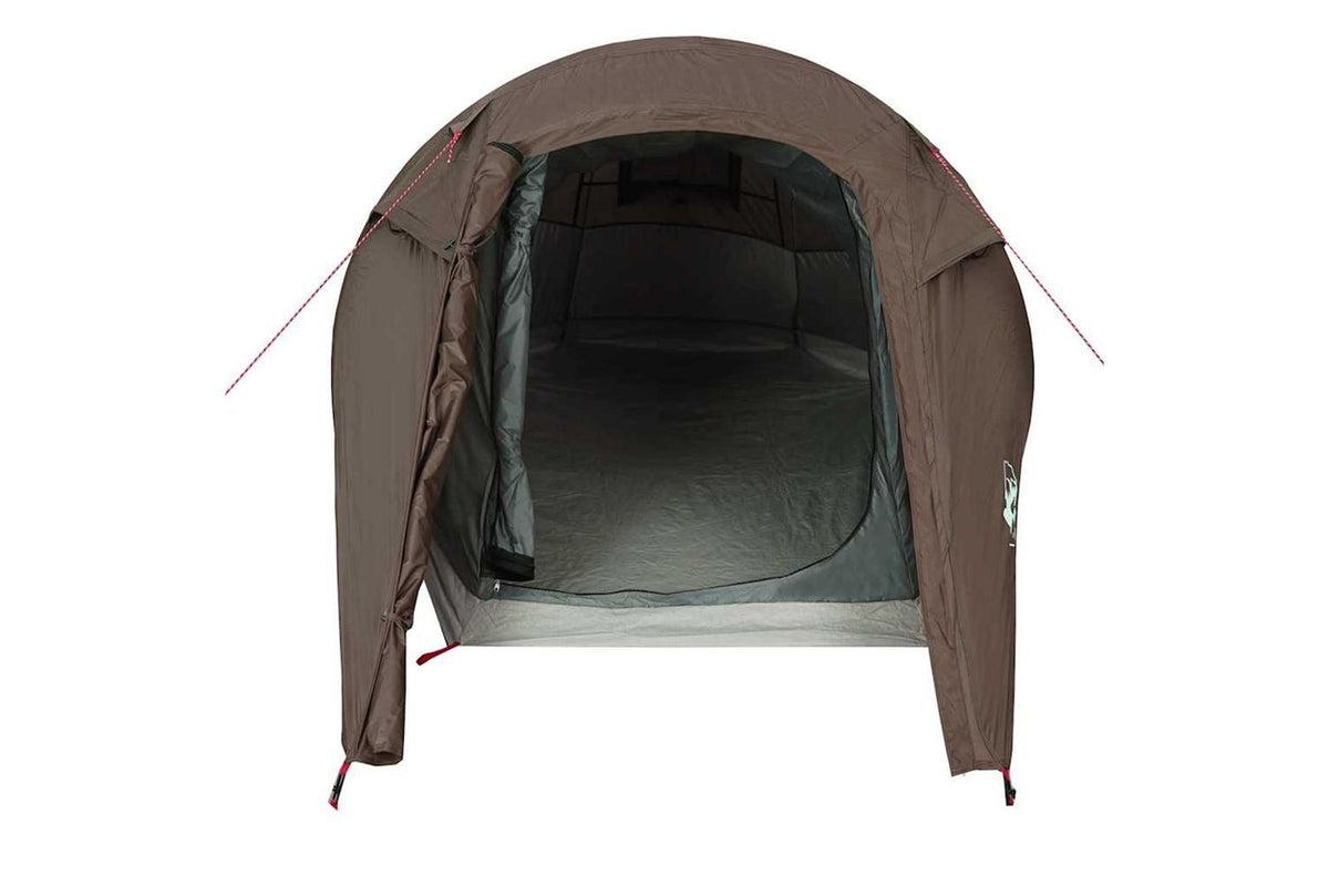 Vidaxl Camping Tent Tunnel 2-person Brown Waterproof-6