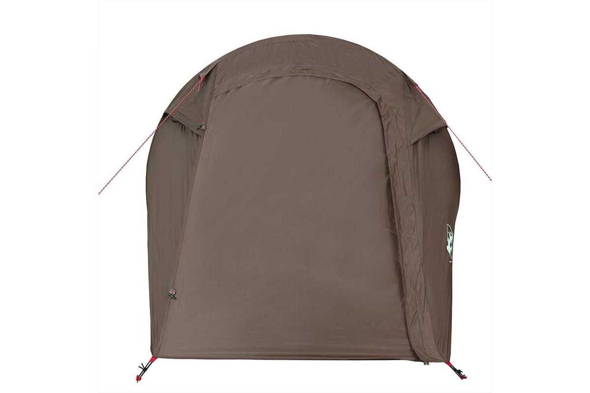 Vidaxl Camping Tent Tunnel 2-person Brown Waterproof-7