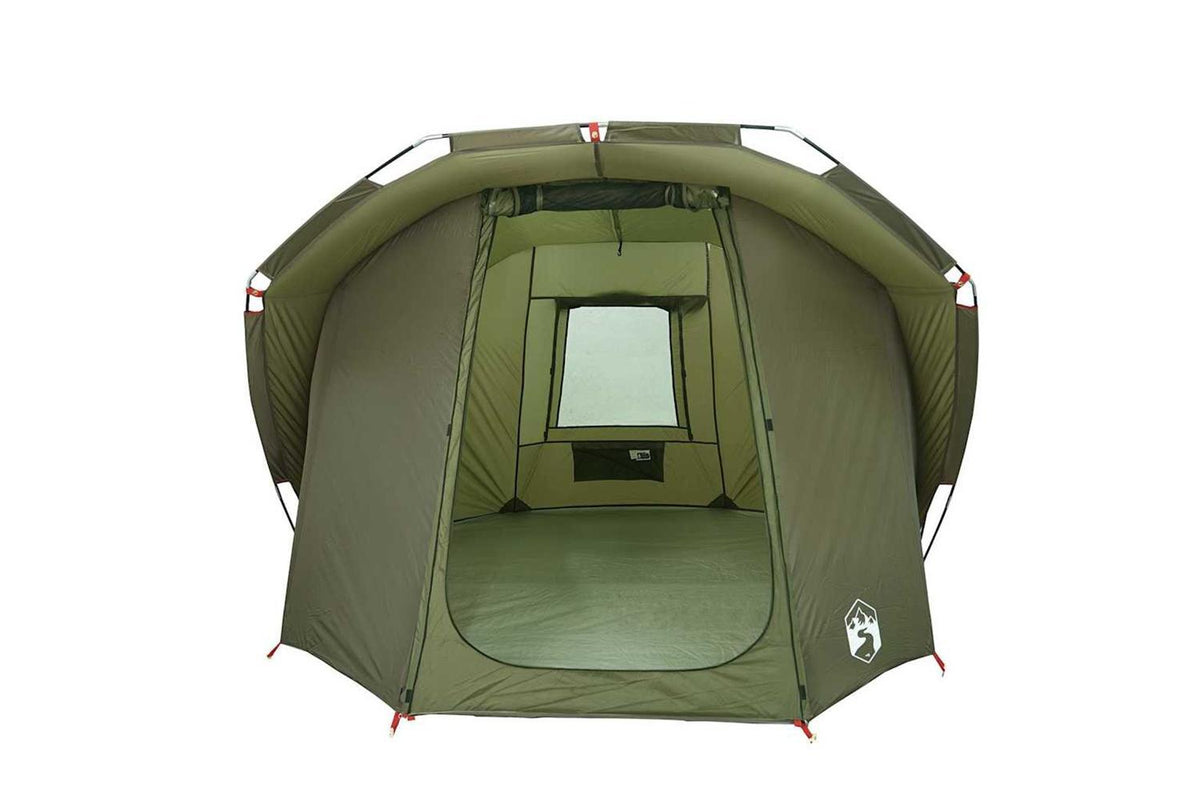 Vidaxl Fishing Tent 4-person Olive Green Waterproof-6