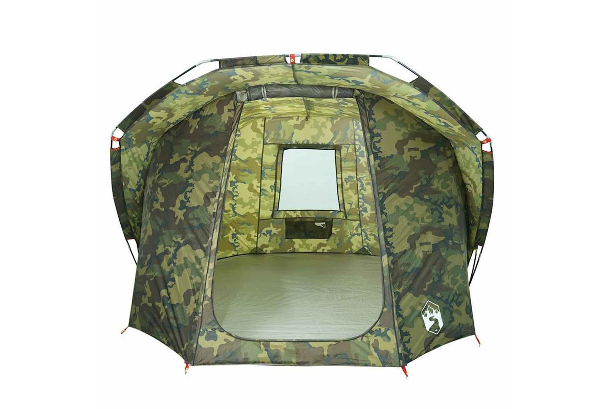 Vidaxl Fishing Tent 4-person Camouflage Waterproof-6