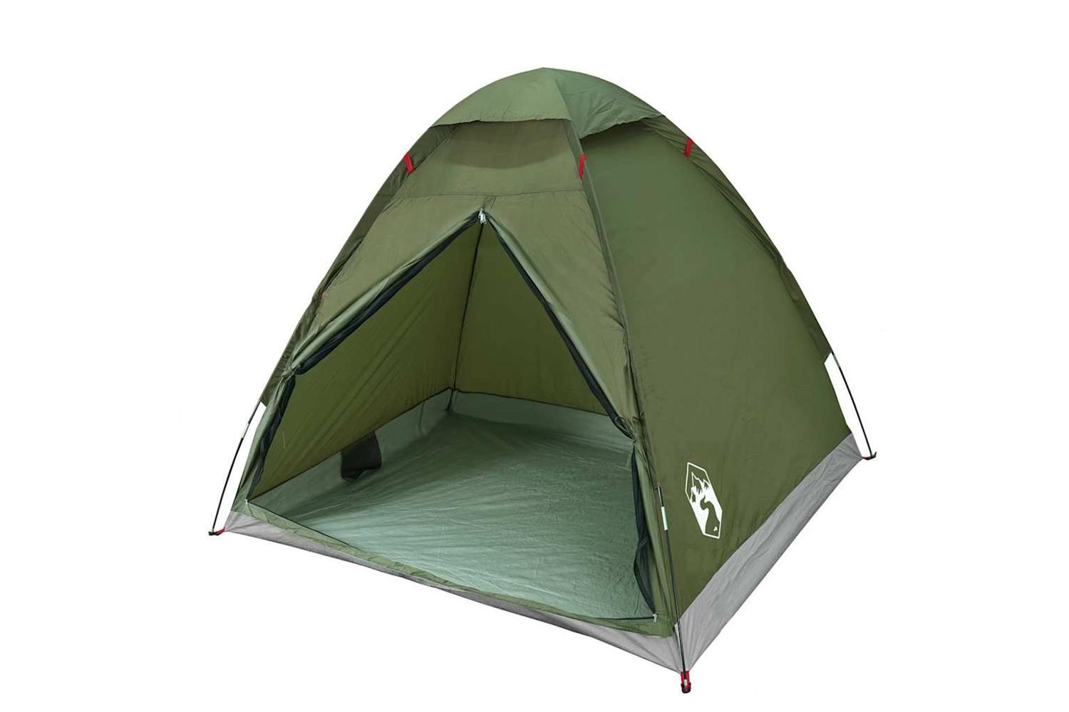 Vidaxl Camping Tent Dome 2-person Olive Green Waterproof-4