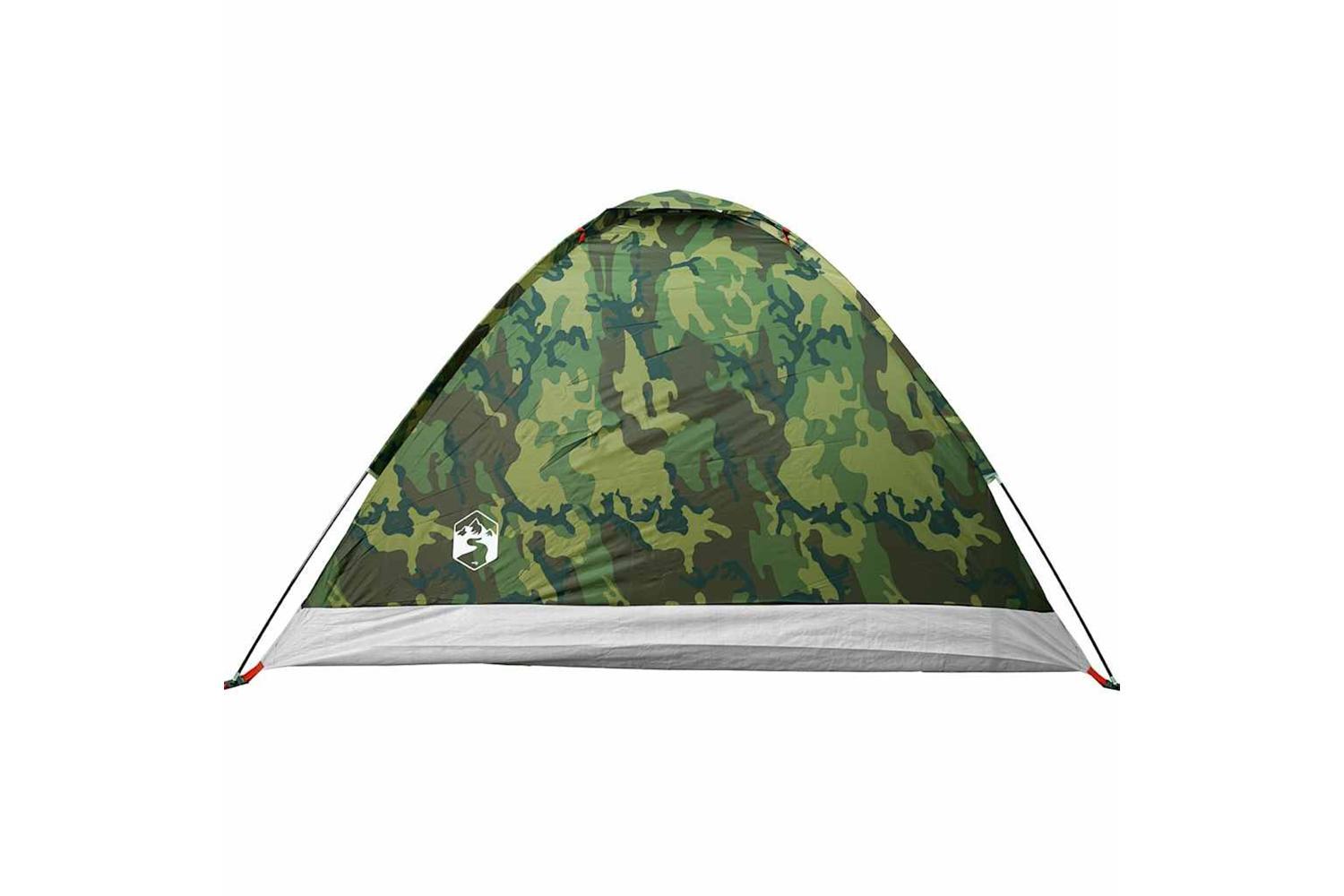 Vidaxl Camping Tent Dome 4-person Camouflage Waterproof-8