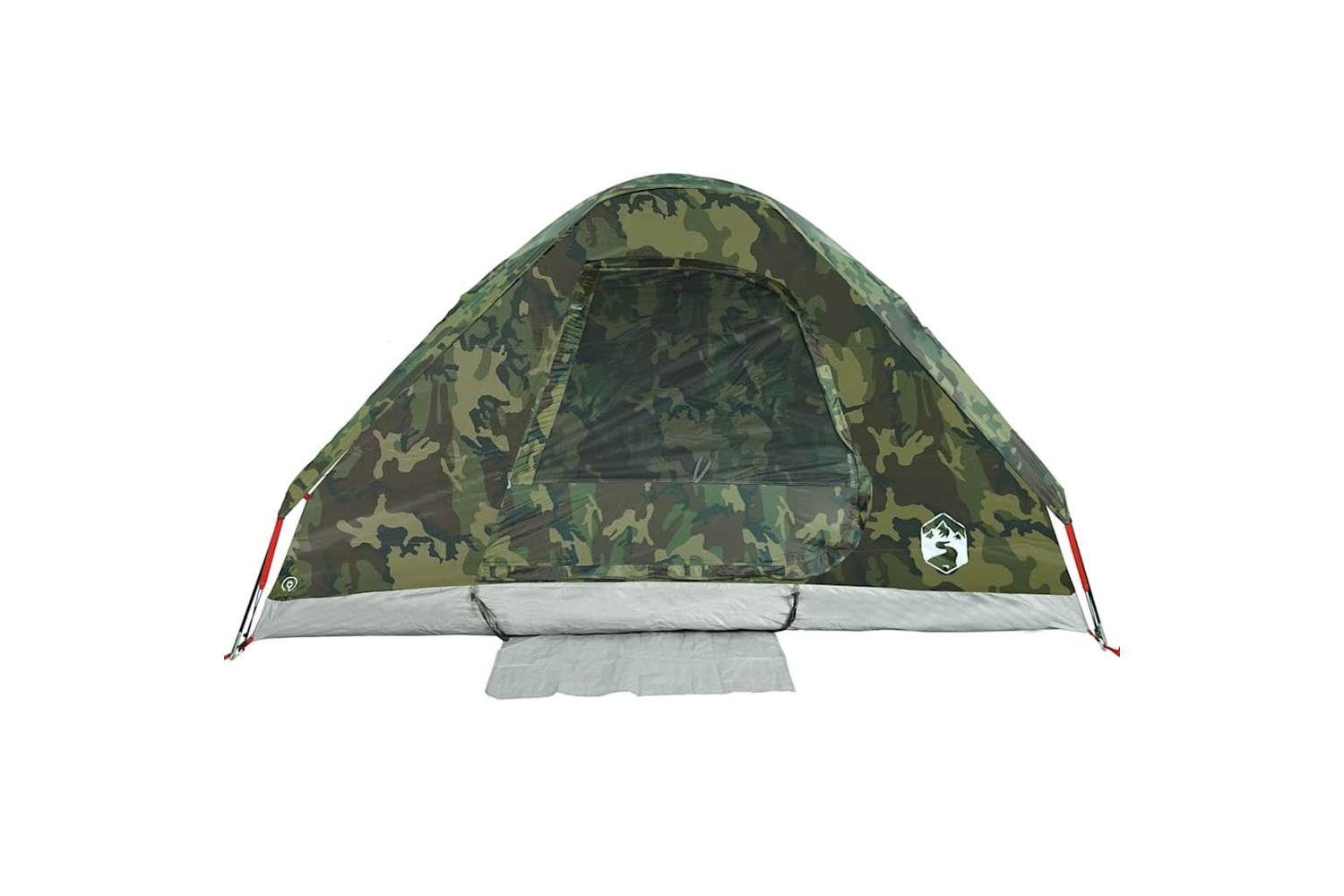 Vidaxl Camping Tent Dome 4-person Camouflage Waterproof-7