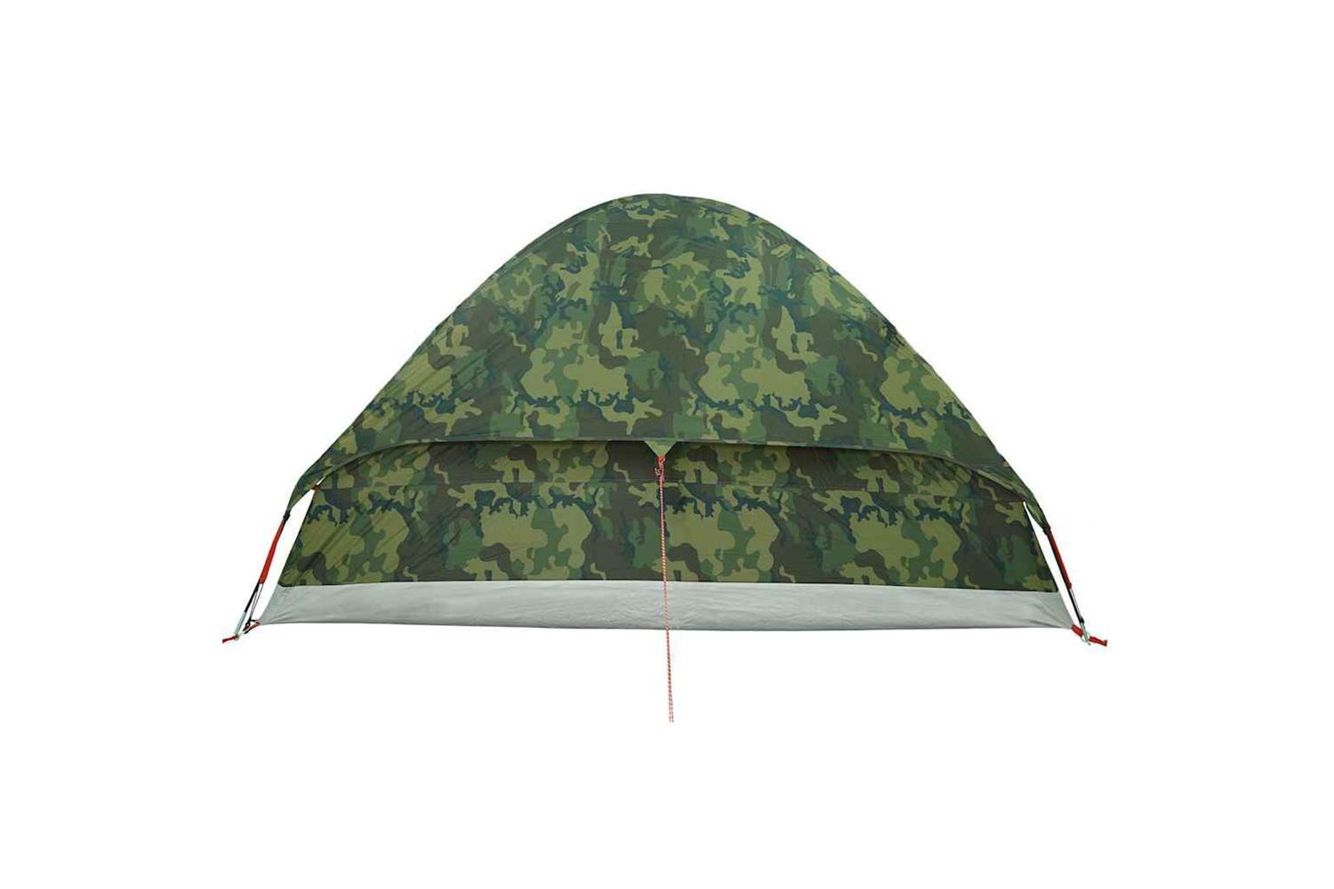 Vidaxl Camping Tent Dome 4-person Camouflage Waterproof-10