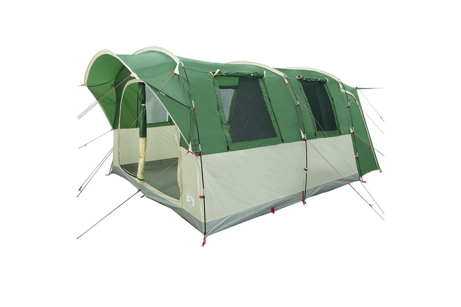 Vidaxl Car Tent 4-person Green Waterproof-4