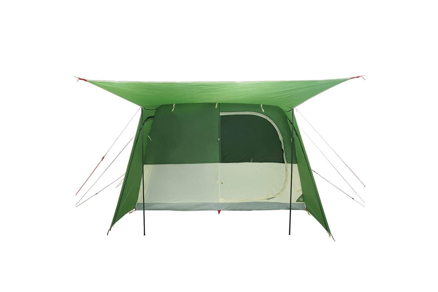 Vidaxl Car Tent 4-person Green Waterproof-9