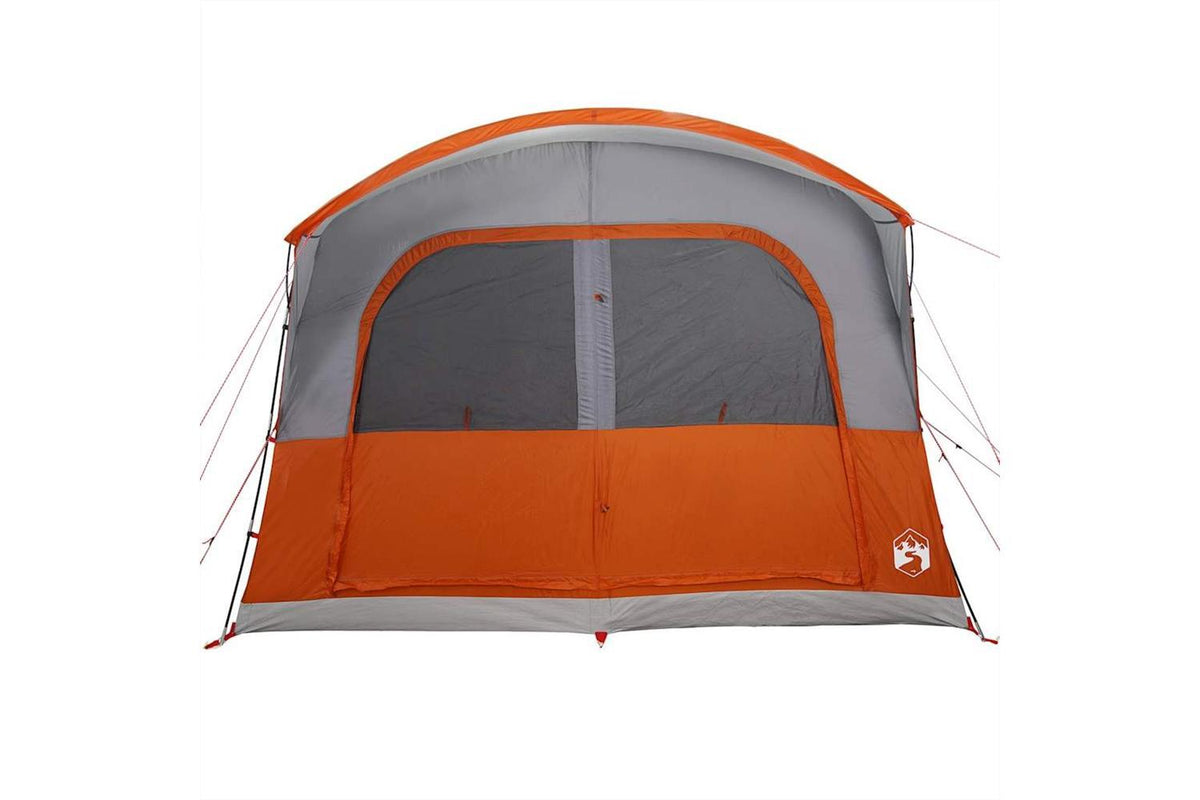 Vidaxl Car Tent 4-person Grey And Orange Waterproof-7