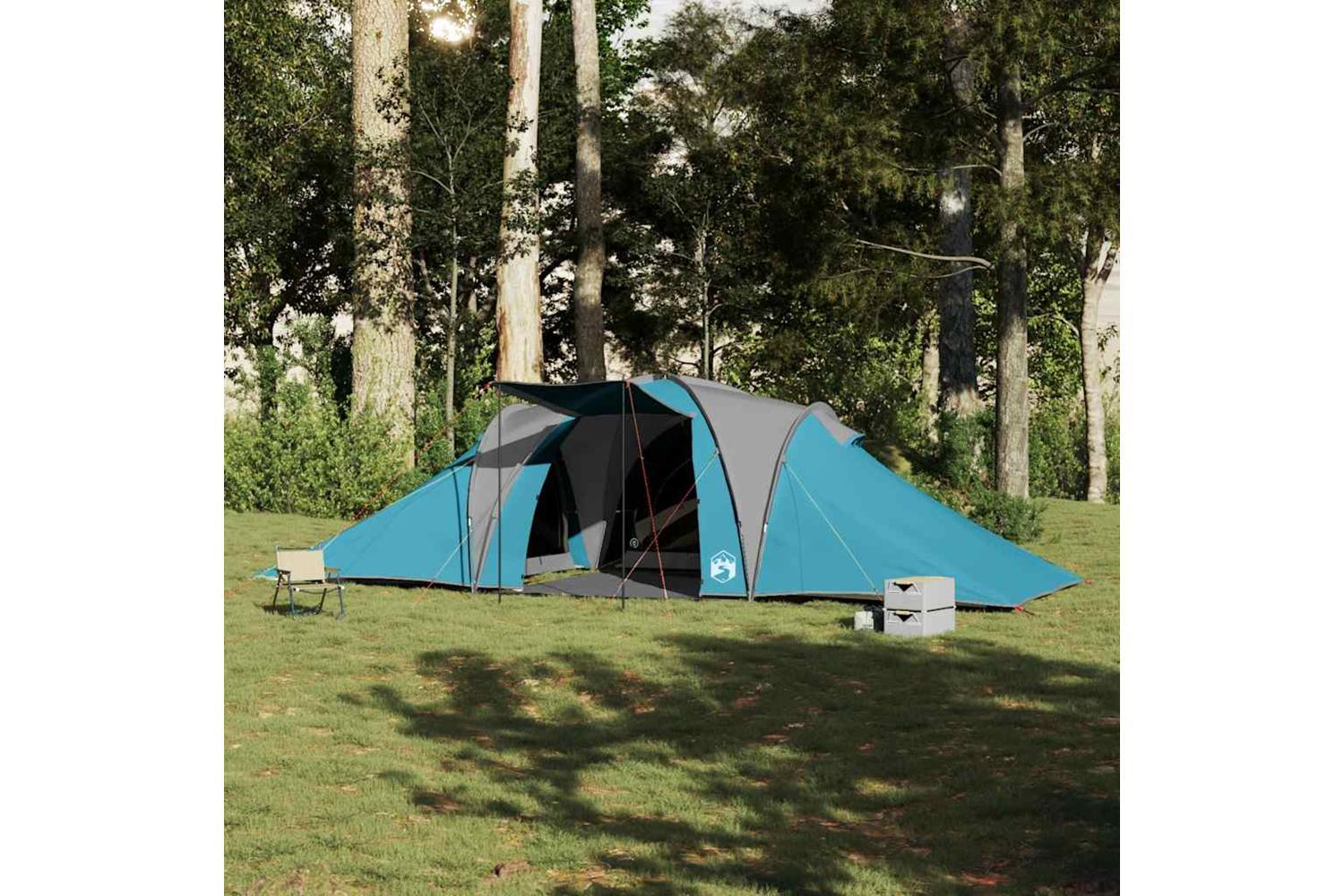 Vidaxl Family Tent Dome 6-person Blue Waterproof-3