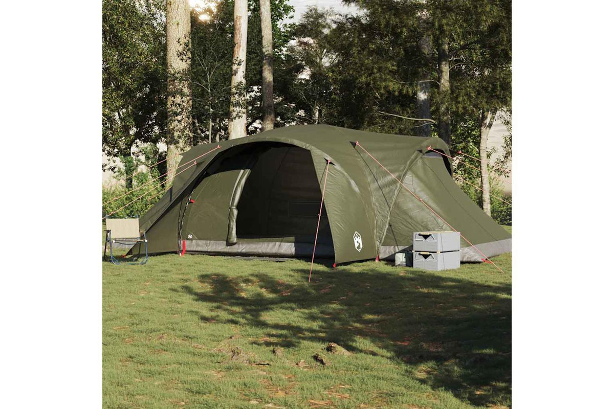 Vidaxl Family Tent Dome 6-person Olive Green Waterproof-3