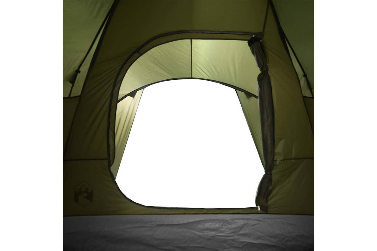 Vidaxl Family Tent Dome 6-person Olive Green Waterproof-10