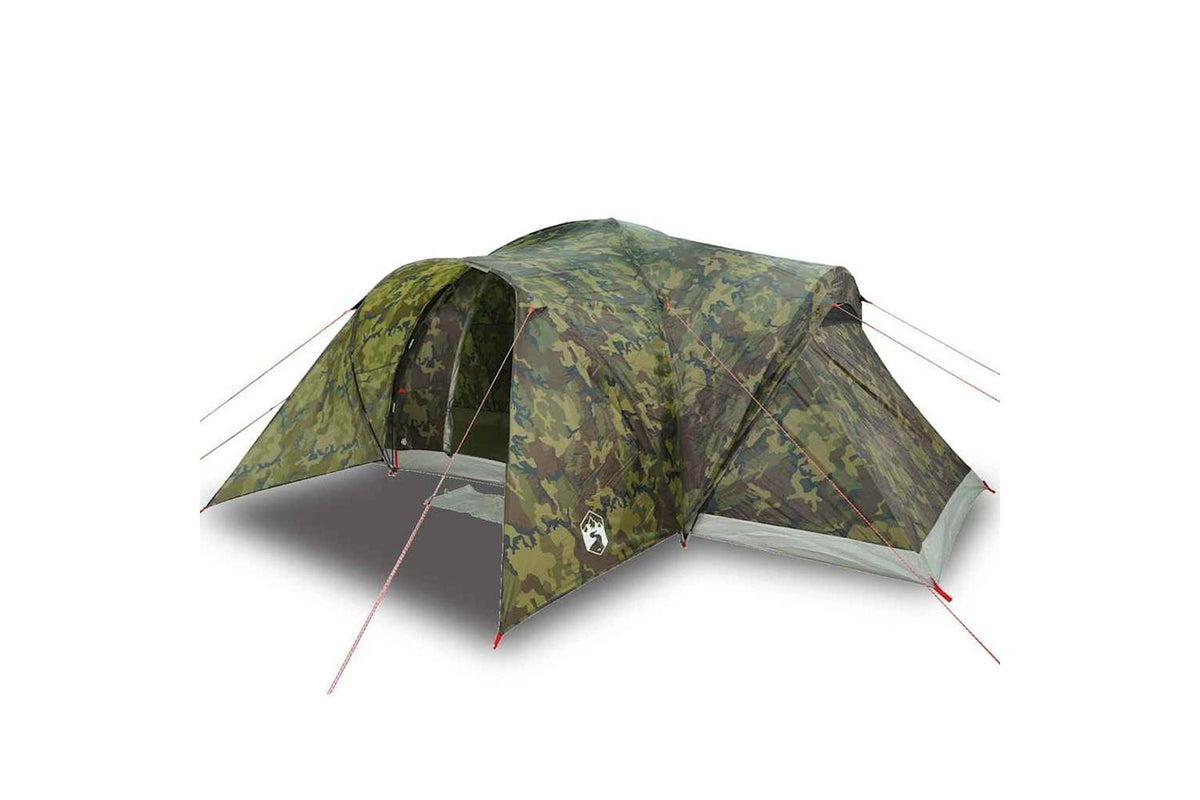 Vidaxl Family Tent Dome 6-person Camouflage Waterproof-2