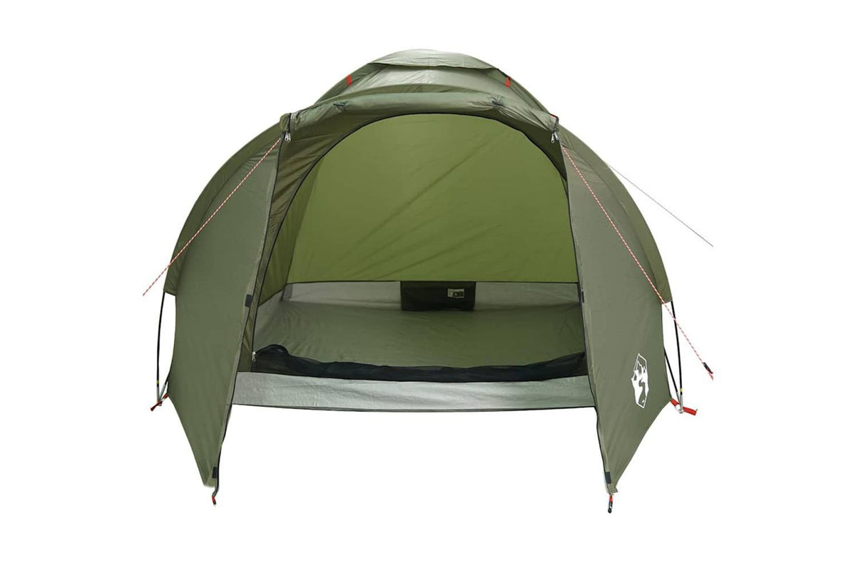 Vidaxl Fishing Tent 2-person Olive Green Waterproof-6