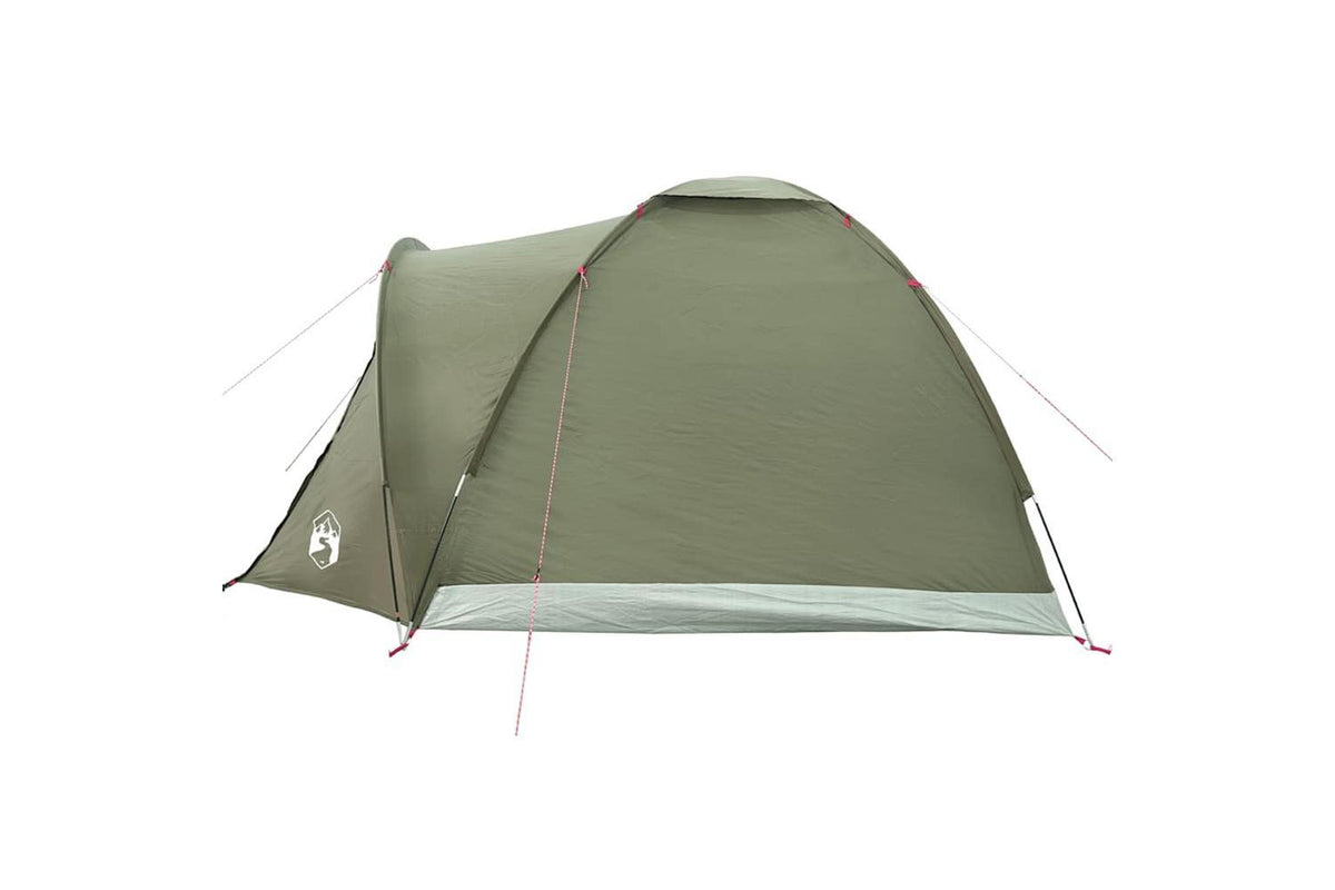 Vidaxl Fishing Tent 2-person Olive Green Waterproof-8