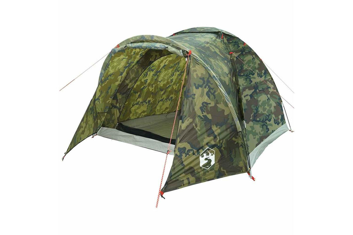 Vidaxl Fishing Tent 2-person Camouflage Waterproof-4