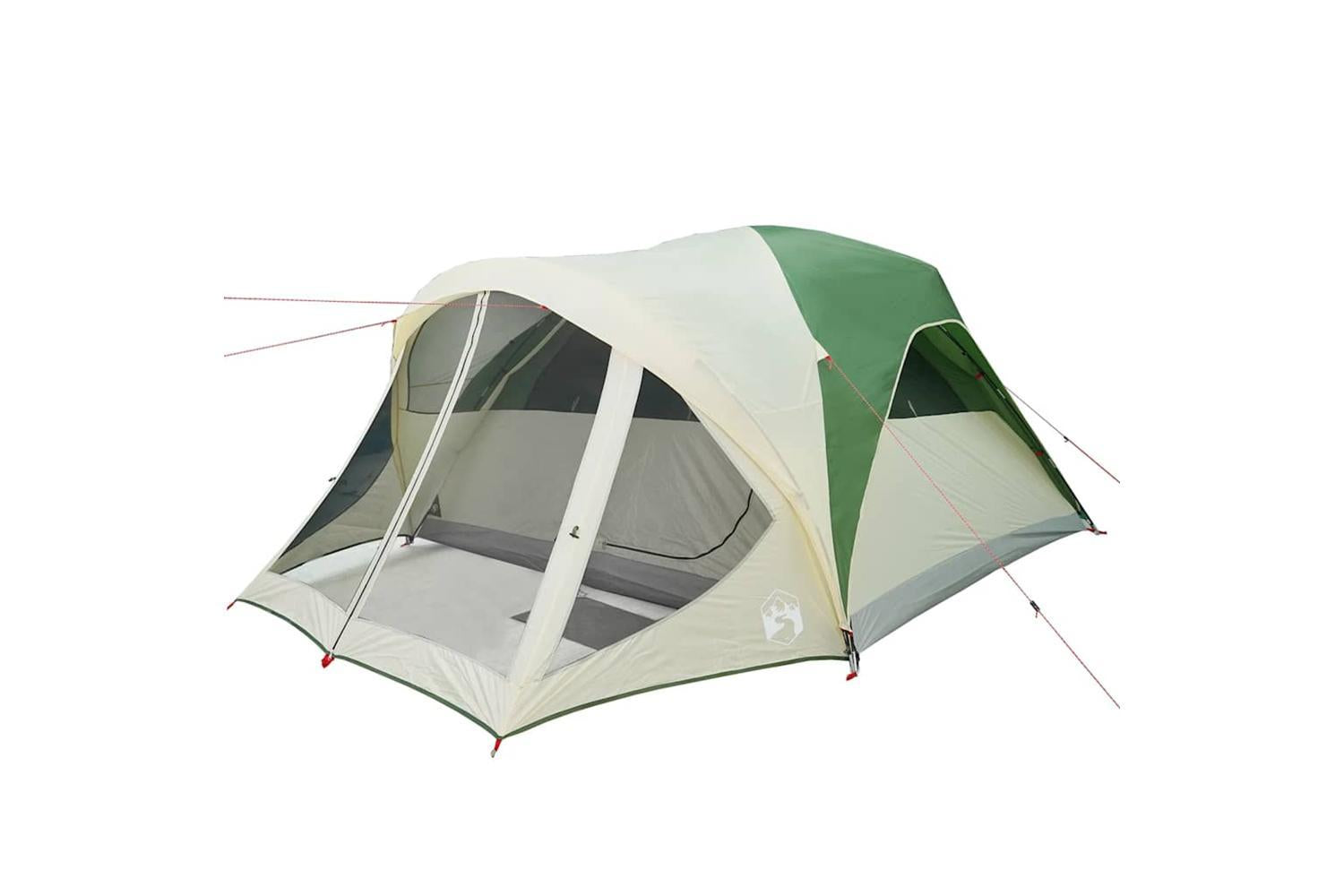 Vidaxl Family Tent Tunnel 6-person Green Waterproof-4