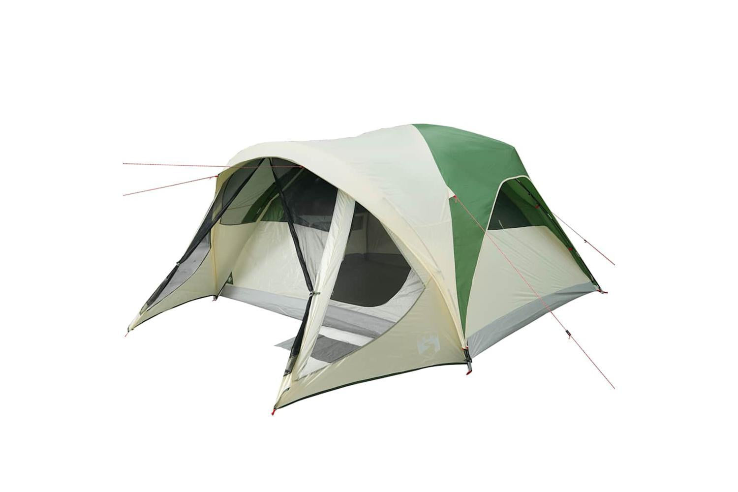 Vidaxl Family Tent Tunnel 6-person Green Waterproof-5