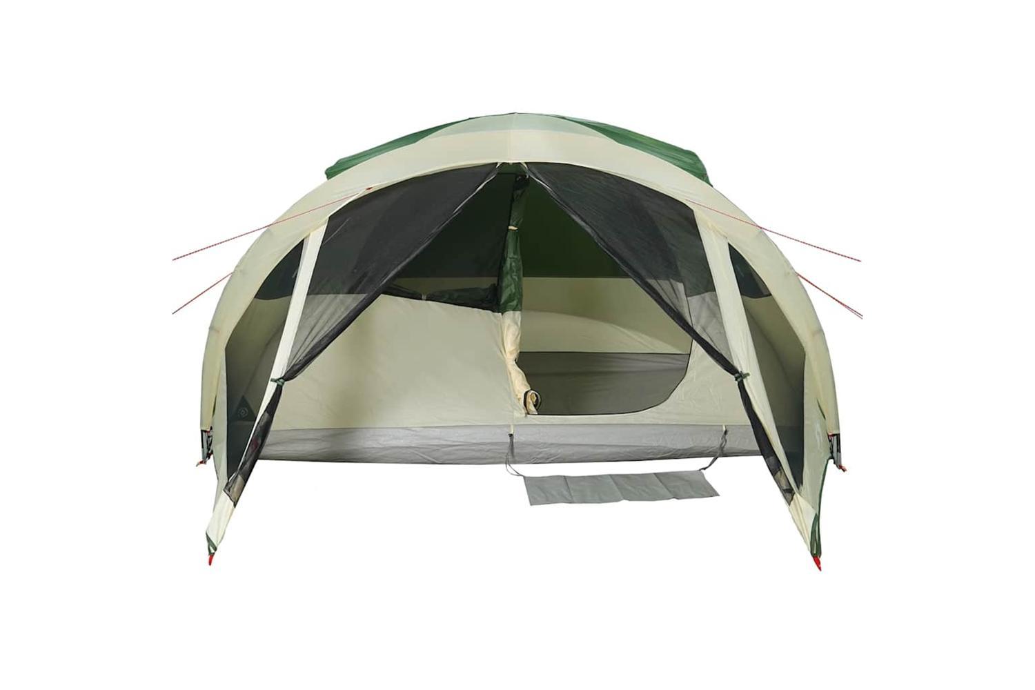 Vidaxl Family Tent Tunnel 6-person Green Waterproof-7