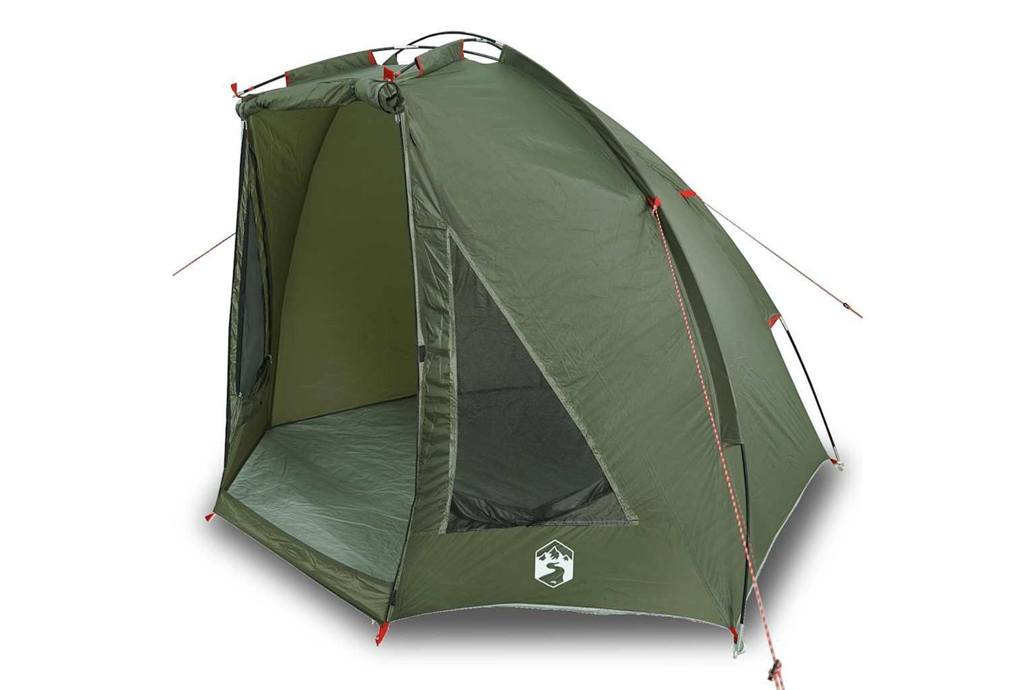Vidaxl Fishing Tent Olive Green Waterproof-2
