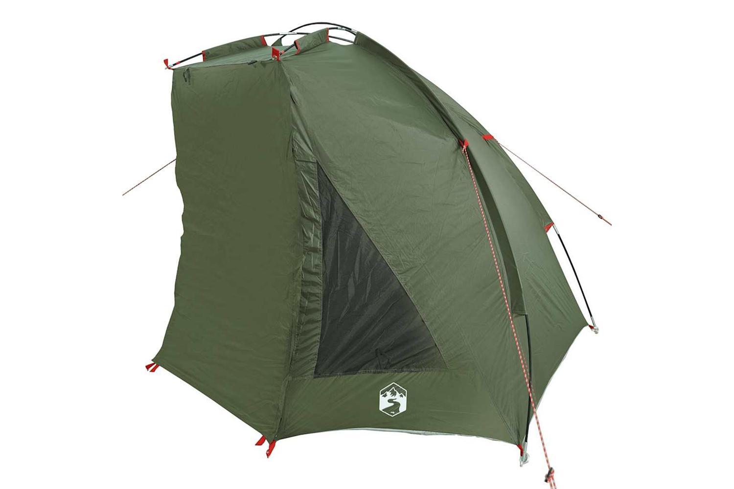 Vidaxl Fishing Tent Olive Green Waterproof-4