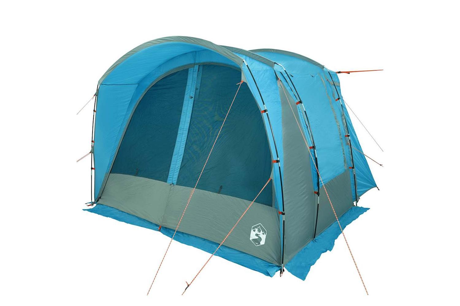Vidaxl Car Tent 4-person Blue Waterproof-9