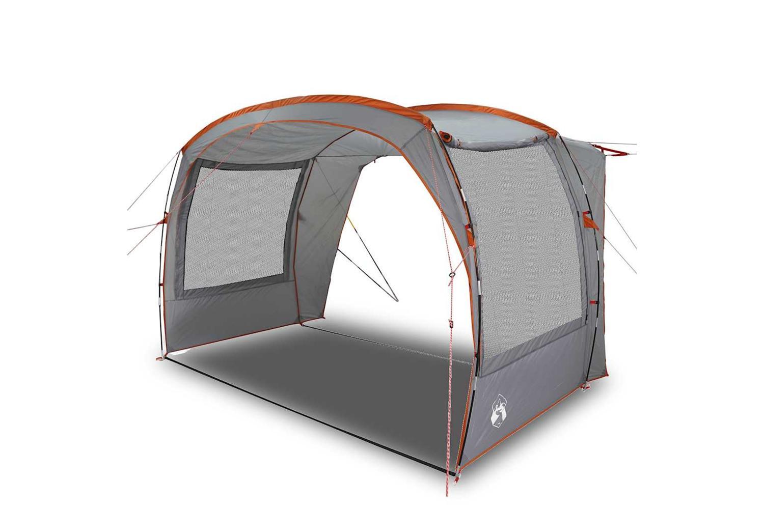 Vidaxl Car Tent Grey And Orange Waterproof-2