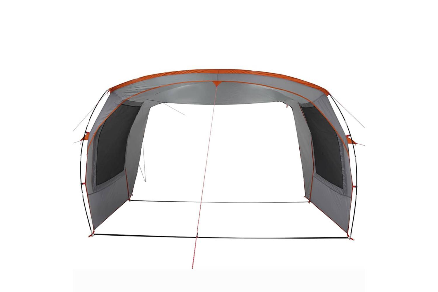 Vidaxl Car Tent Grey And Orange Waterproof-6