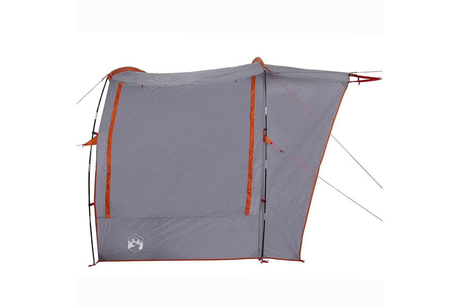 Vidaxl Car Tent Grey And Orange Waterproof-7