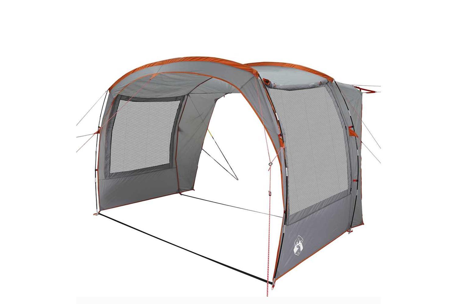 Vidaxl Car Tent Grey And Orange Waterproof-8