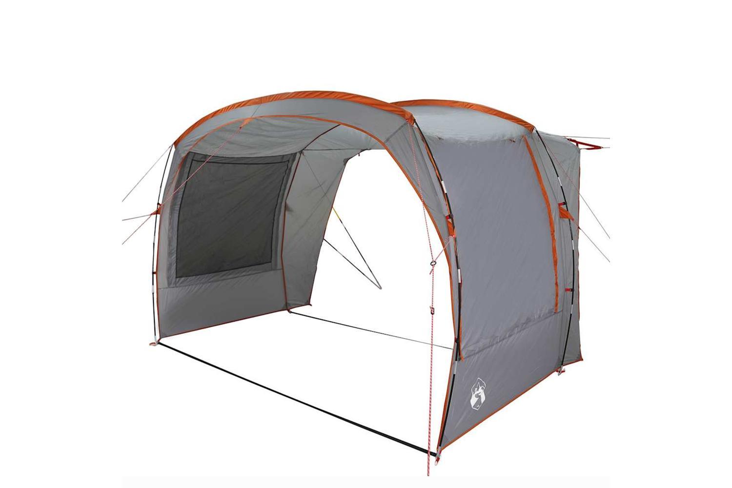 Vidaxl Car Tent Grey And Orange Waterproof-9