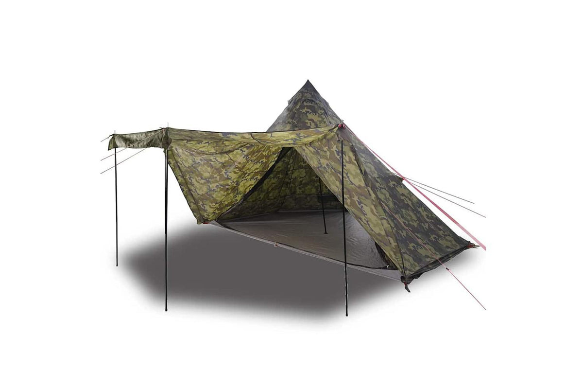Vidaxl Family Tent Tipi 8-person Camouflage Waterproof-2