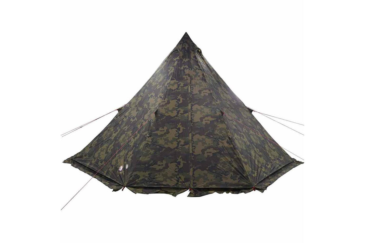 Vidaxl Family Tent Tipi 8-person Camouflage Waterproof-5