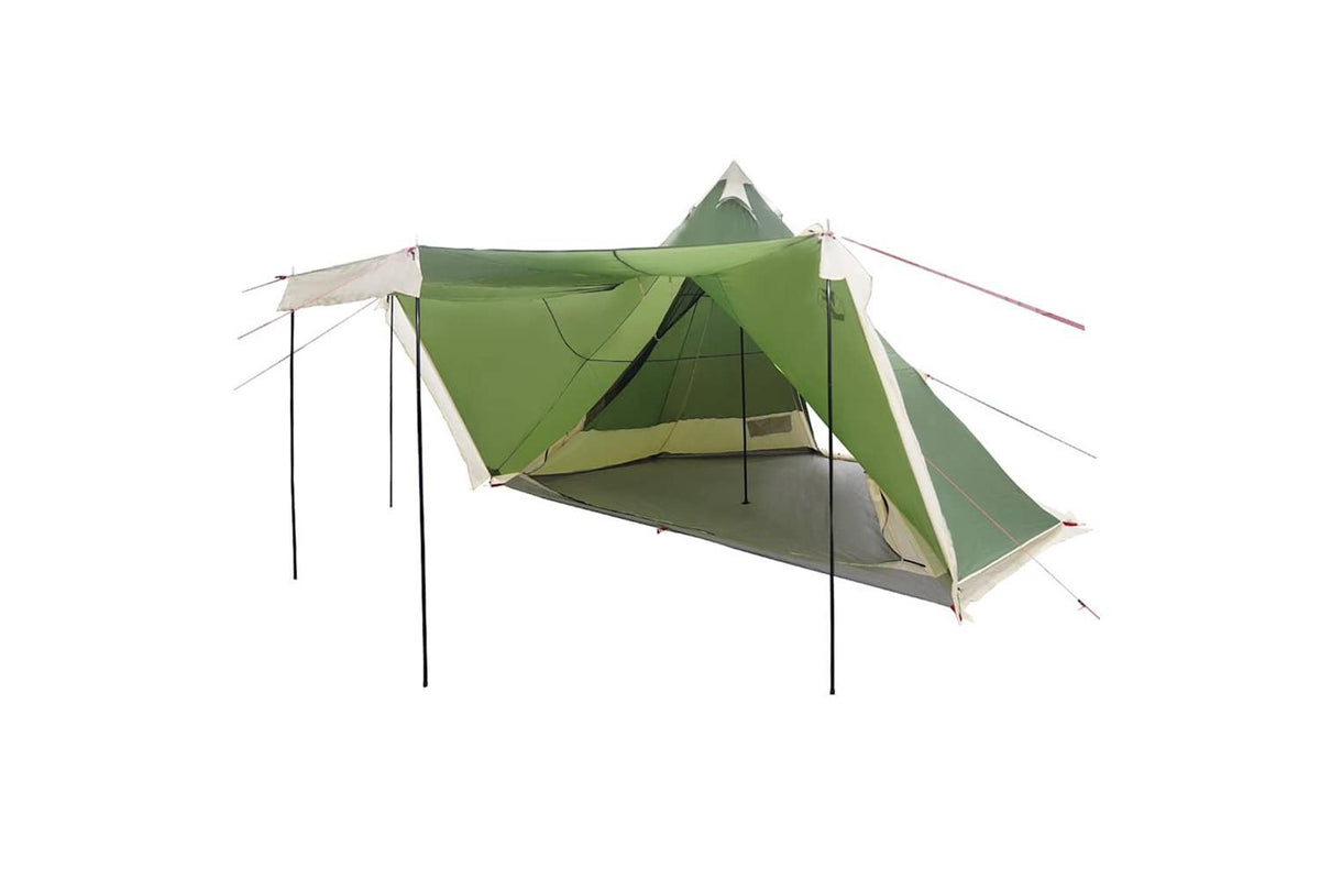Vidaxl Family Tent Tipi 8-person Green Waterproof-3