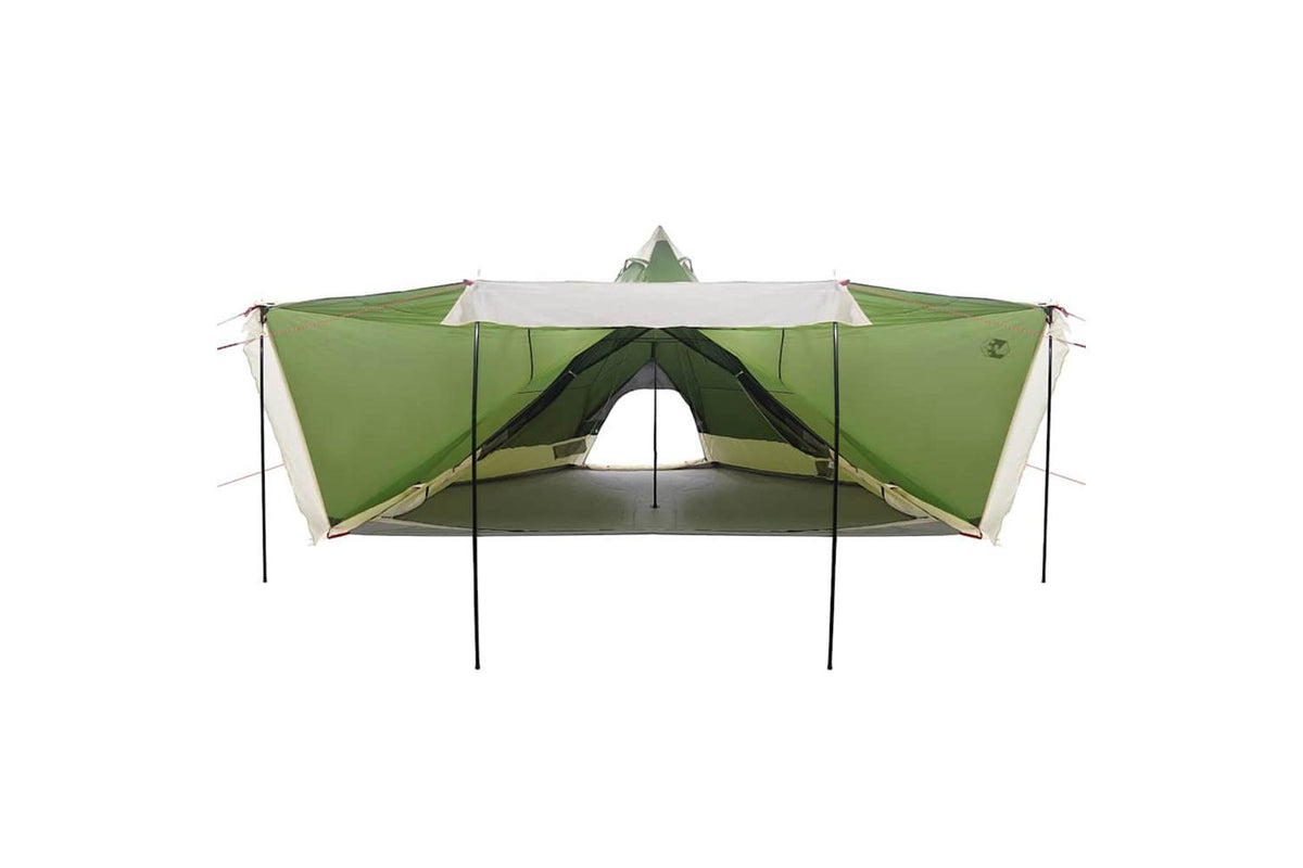 Vidaxl Family Tent Tipi 8-person Green Waterproof-6