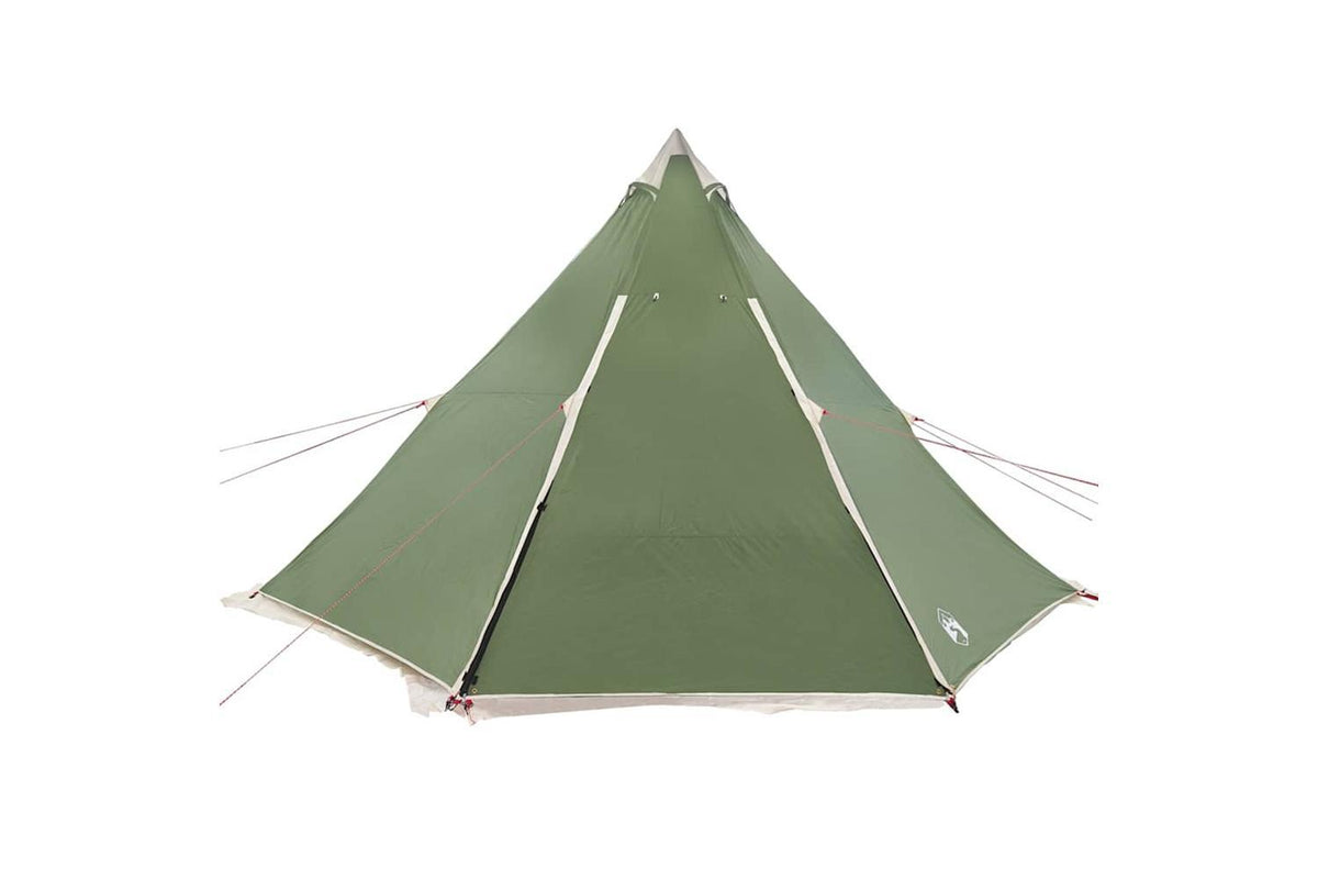 Vidaxl Family Tent Tipi 8-person Green Waterproof-7