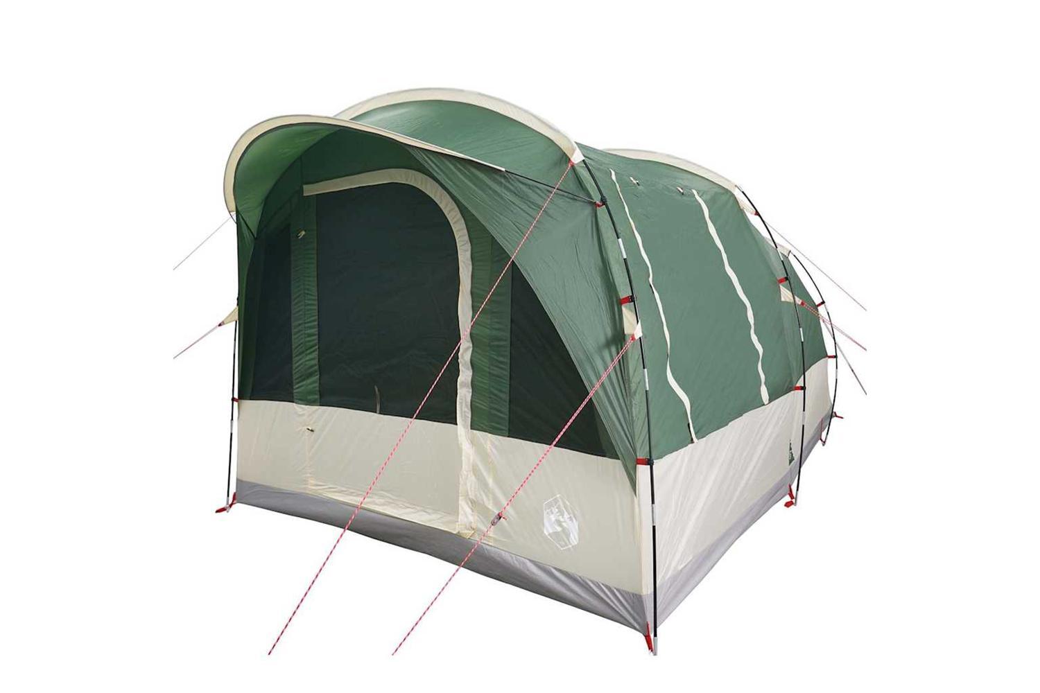 Vidaxl Camping Tent Tunnel 3-person Green Waterproof-2
