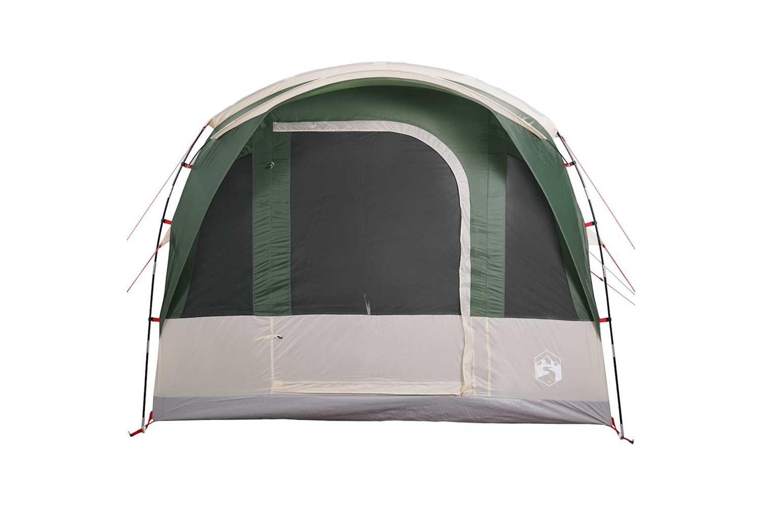 Vidaxl Camping Tent Tunnel 3-person Green Waterproof-6