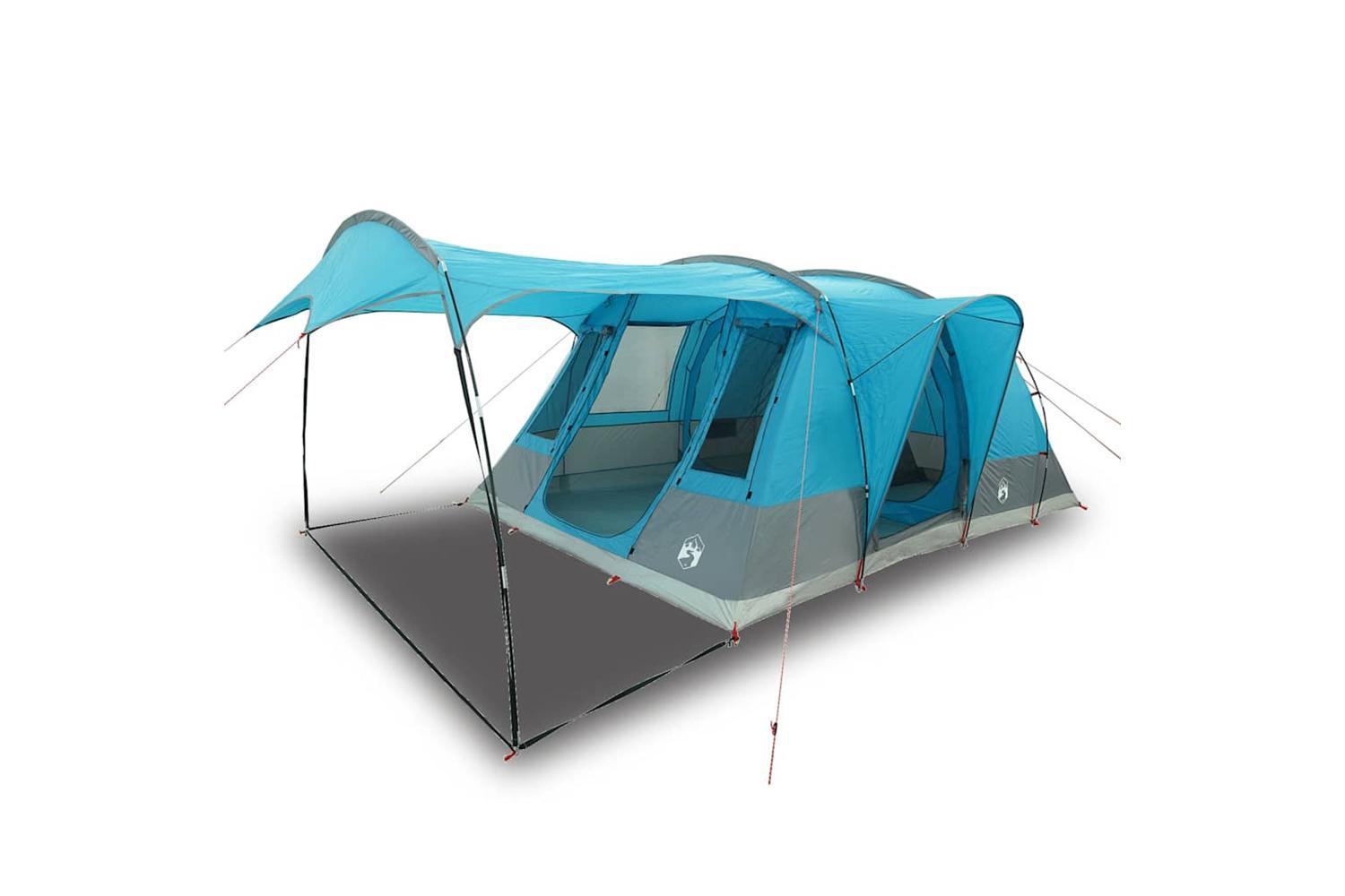 Vidaxl Camping Tent Tunnel 5-person Blue Waterproof-2