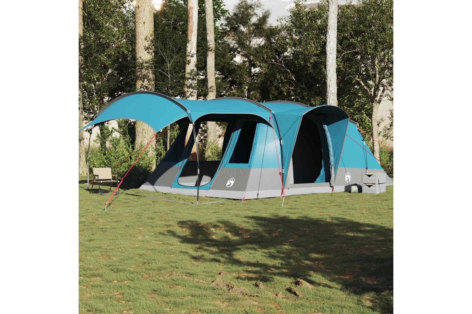 Vidaxl Camping Tent Tunnel 5-person Blue Waterproof-4