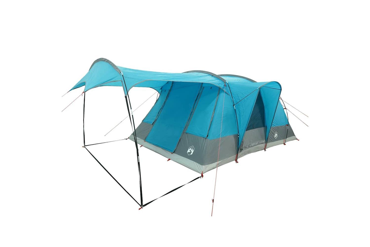 Vidaxl Camping Tent Tunnel 5-person Blue Waterproof-5