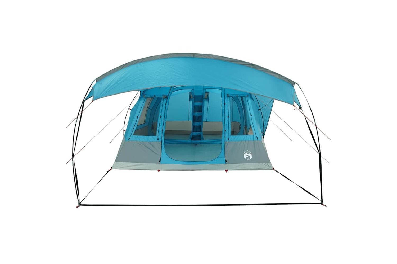 Vidaxl Camping Tent Tunnel 5-person Blue Waterproof-6