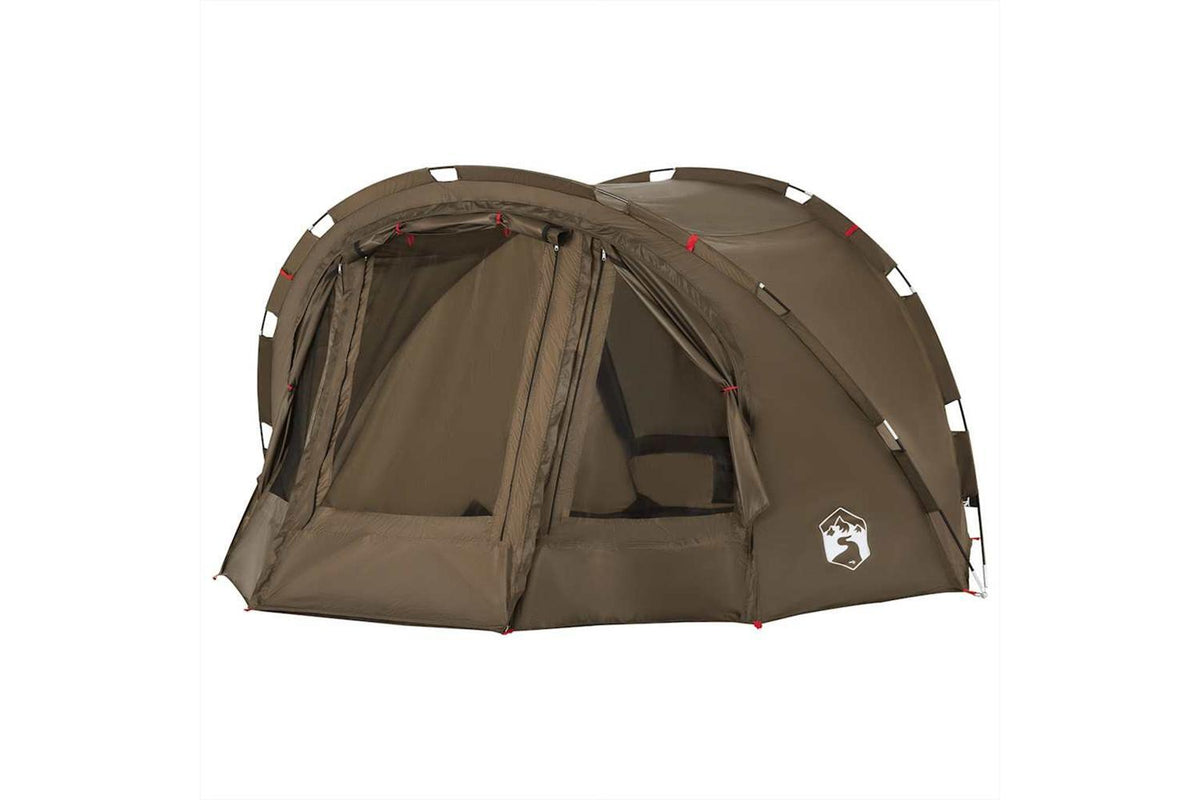 Vidaxl Fishing Tent 4-person Olive Green Waterproof-4