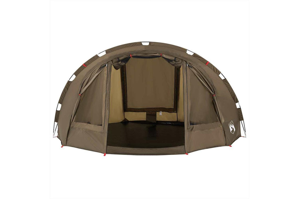 Vidaxl Fishing Tent 4-person Olive Green Waterproof-8
