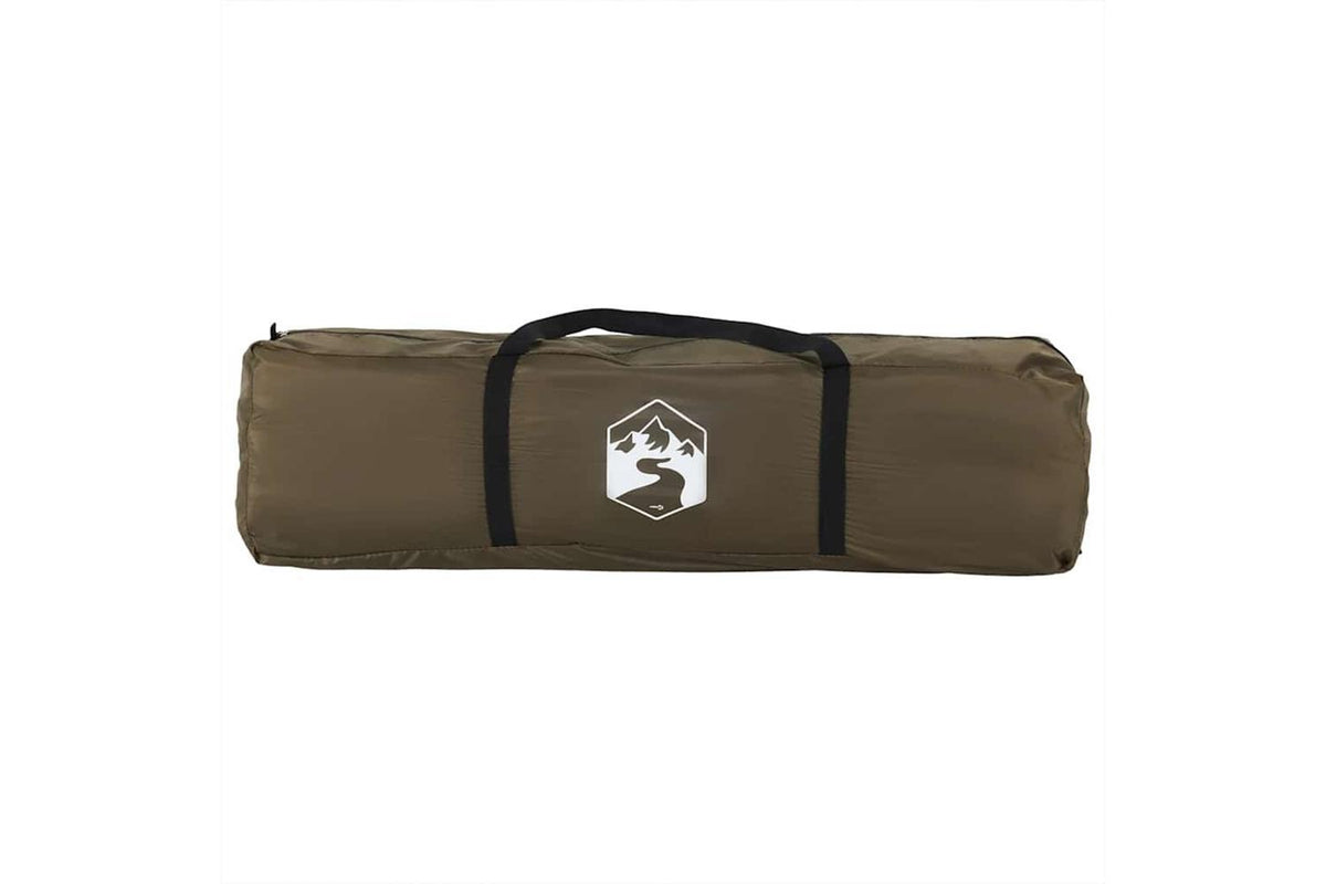 Vidaxl Fishing Tent 4-person Olive Green Waterproof-10