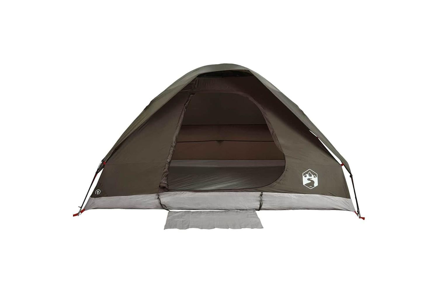 Vidaxl Family Tent Dome 6-person Brown Waterproof-6