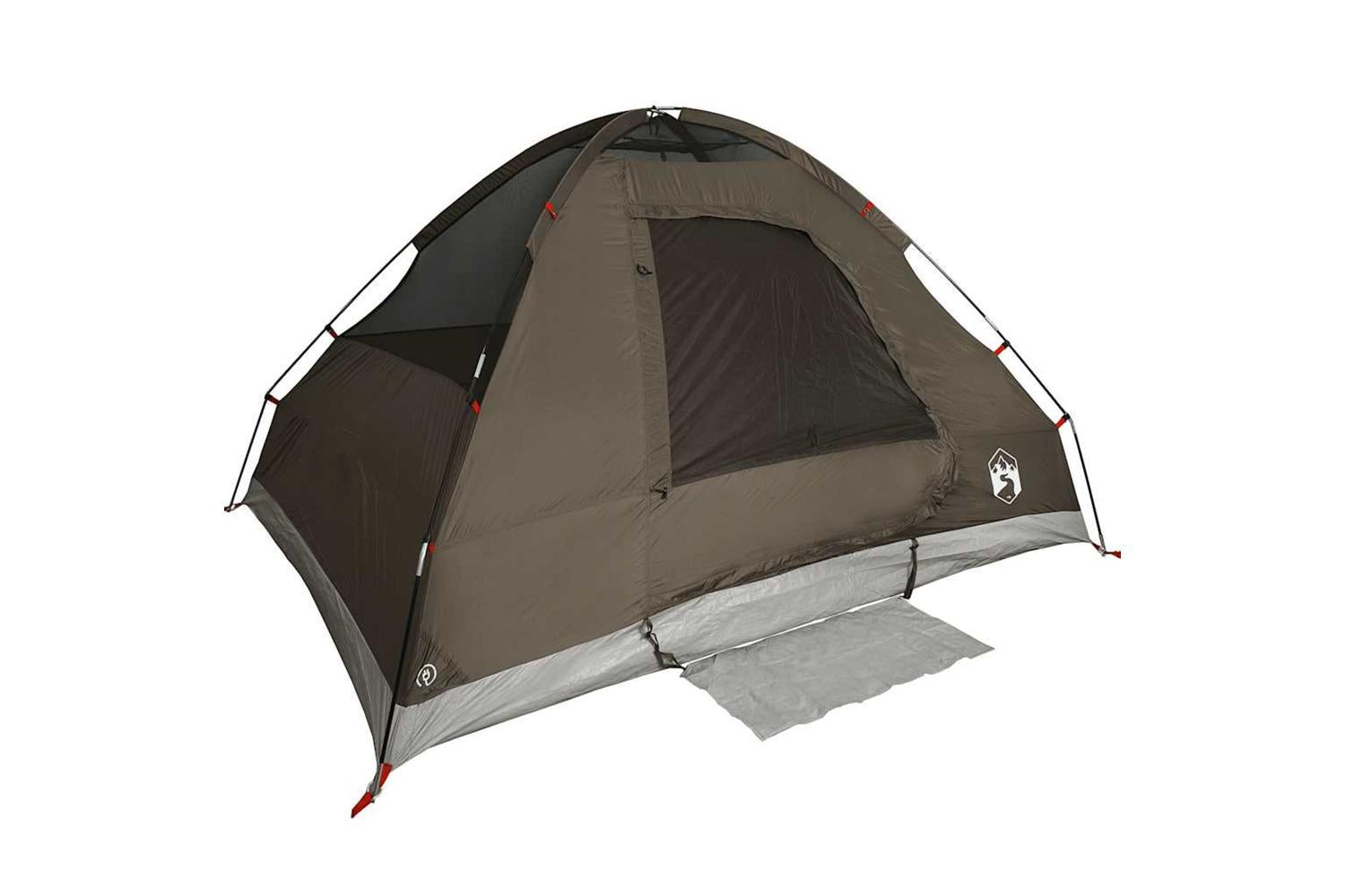 Vidaxl Family Tent Dome 6-person Brown Waterproof-8