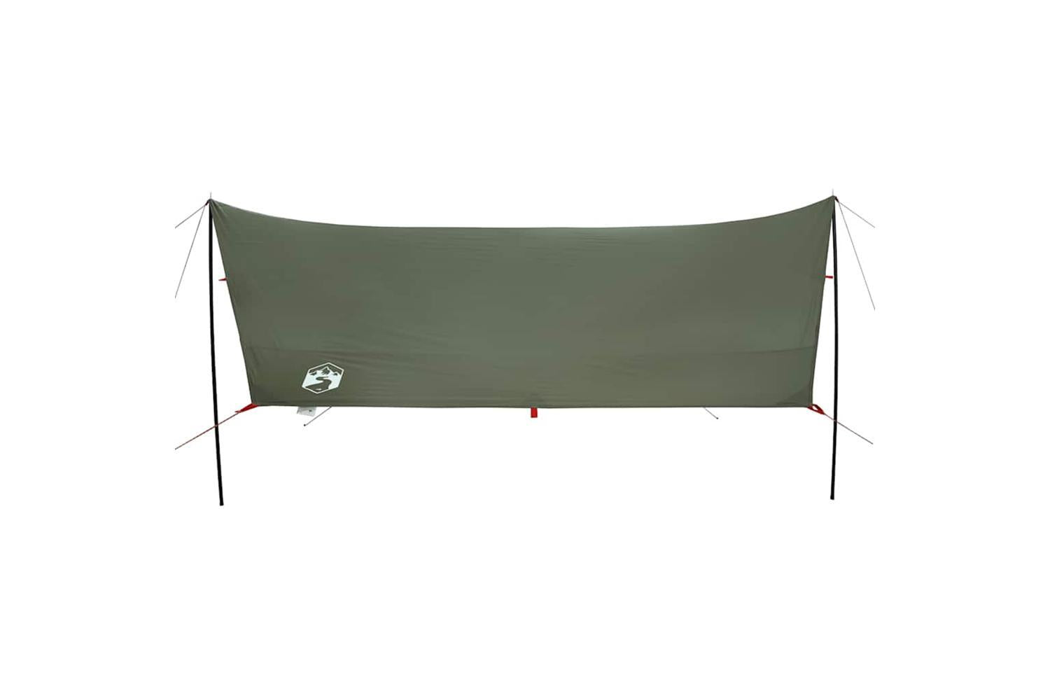 Vidaxl Camping Tarp Olive Green 438x376x212 Cm Waterproof-5