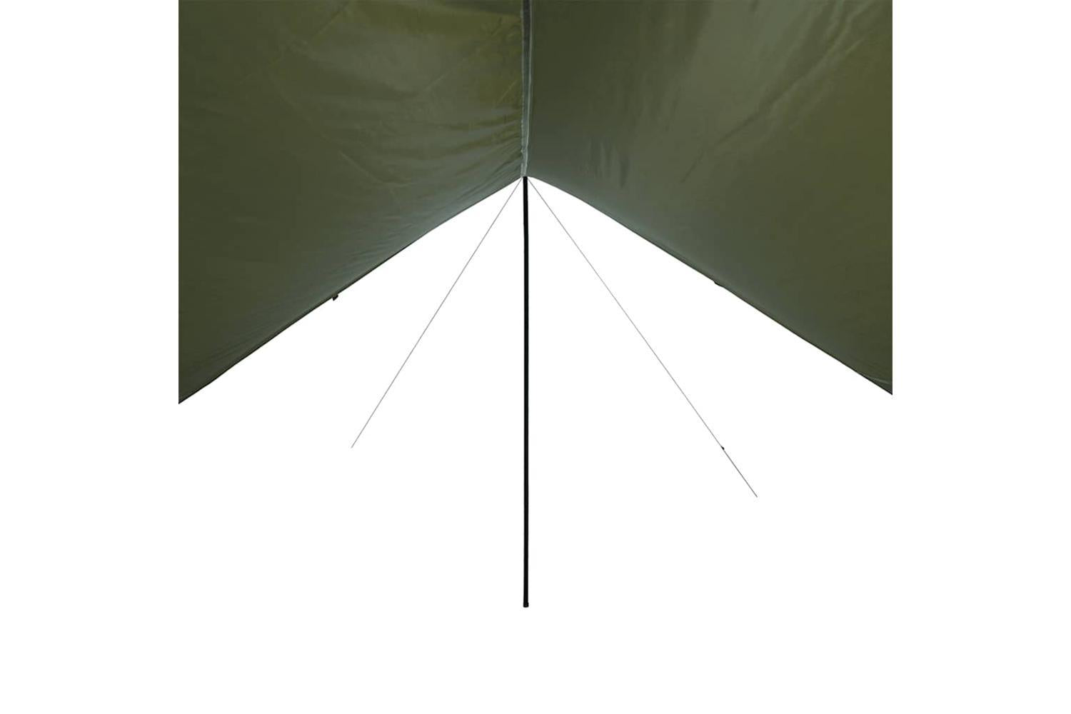 Vidaxl Camping Tarp Olive Green 438x376x212 Cm Waterproof-6