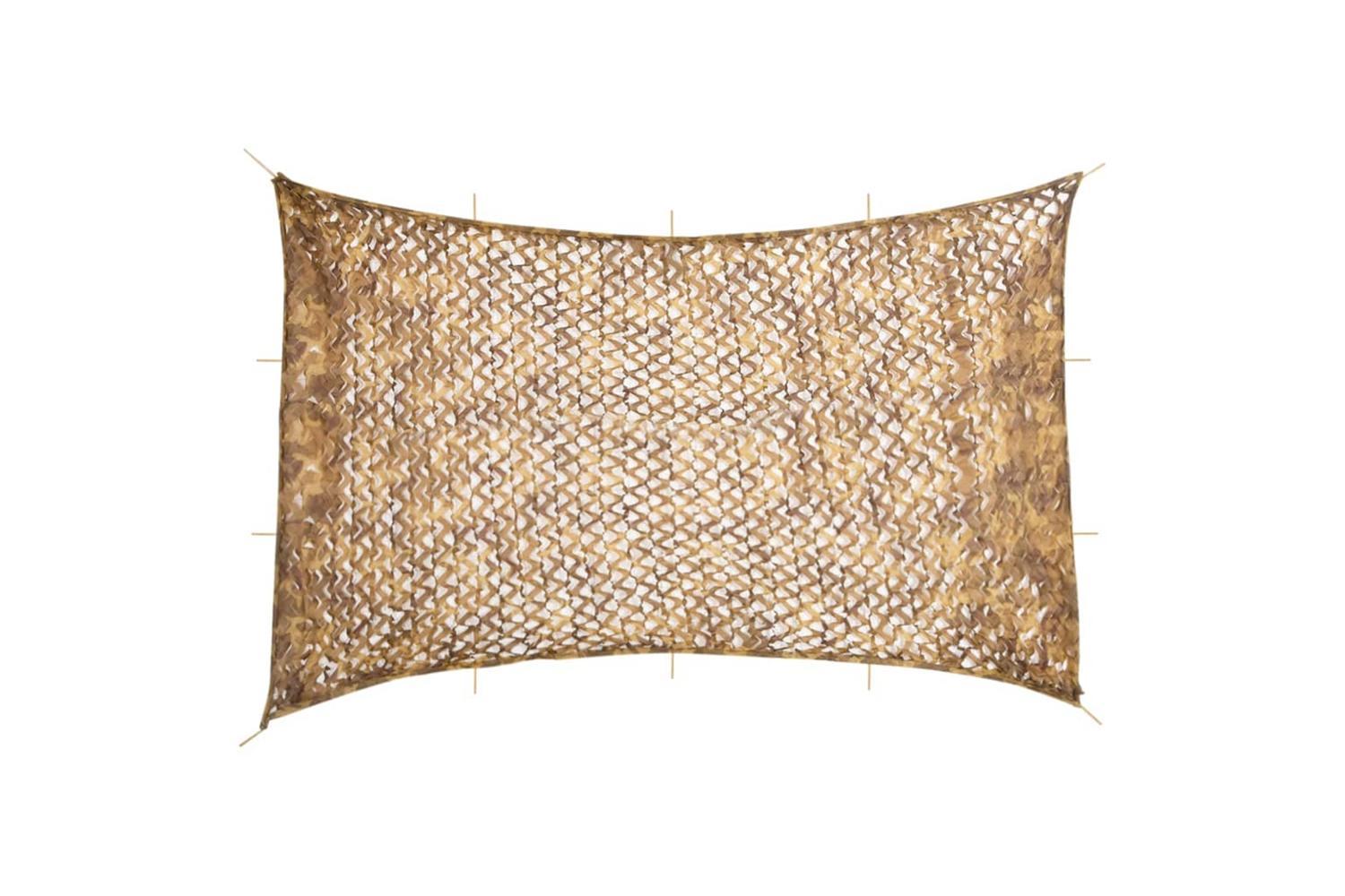 Vidaxl Camouflage Net With Storage Bag 833x609 Cm Sand
