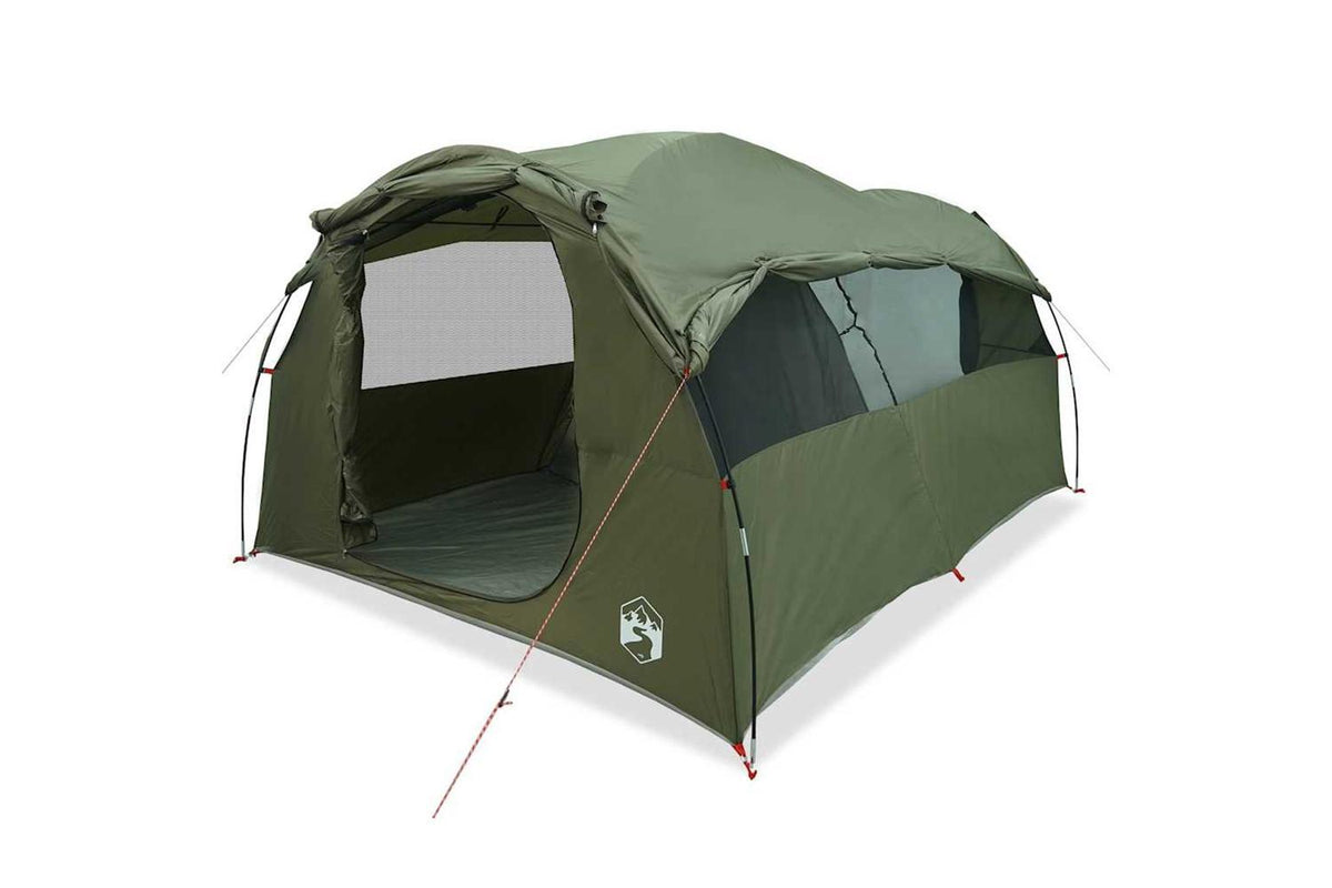 Vidaxl Family Tent Tunnel 6-person Olive Green Waterproof