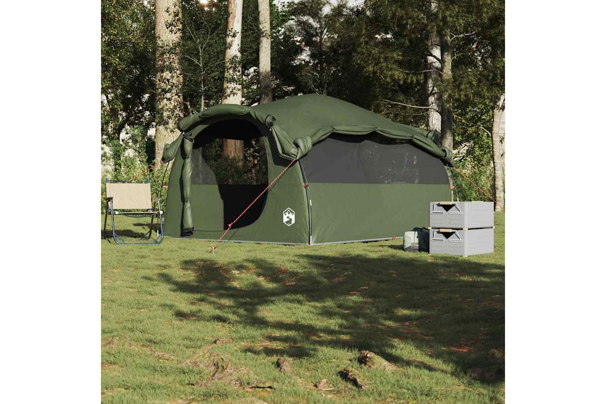 Vidaxl Family Tent Tunnel 6-person Olive Green Waterproof-3
